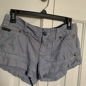 American Eagle Striped Shorts